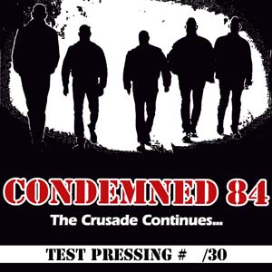 Condemned 84 "The Crusade Continues..." LP TP